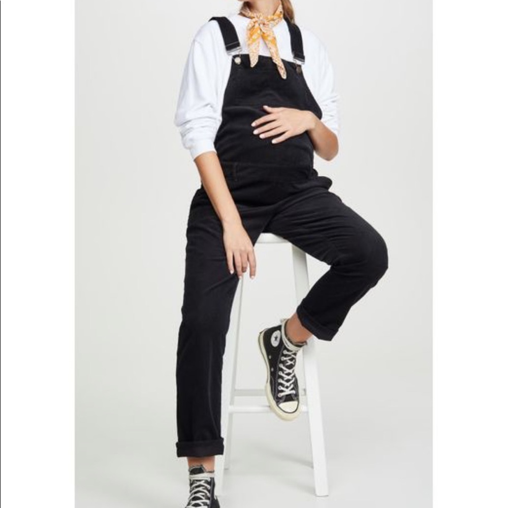 Black Cord Overall Hatch Size 2  jumpsuit EUC